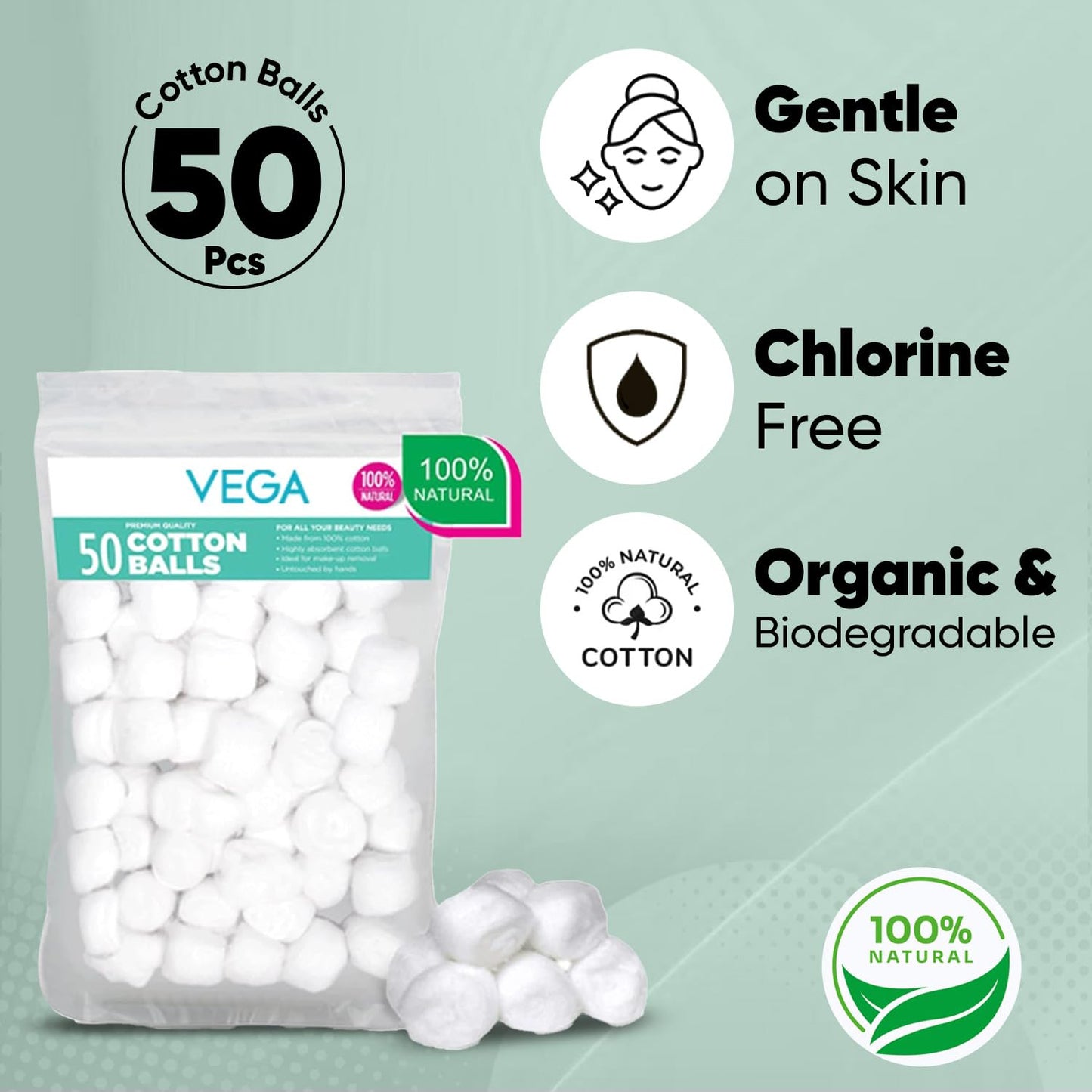 Gentle Care Cotton Balls™